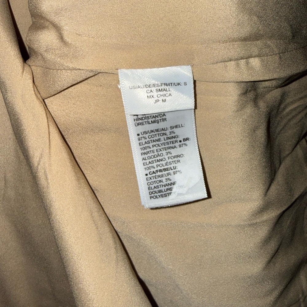 The Drop Women's Tan Convertible Utility Coat Size Small NWT - Picture 4 of 11